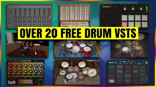 Best Free Drum VST Plugins 2022 [upl. by Htor]