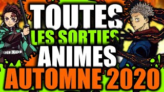 SORTIES ANIMES OCTOBRE 2020 [upl. by Trini415]