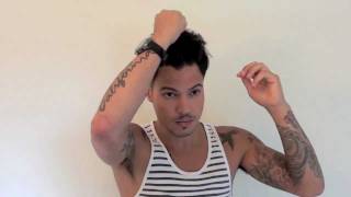 Slikhaar TV 79  Finger Combed Wet Look  Mens Hair Tutorial [upl. by Eicram]