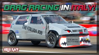 DRAG RACING IN ITALY 🇮🇹 HILLS RACE 20 AT RIVANAZZANO [upl. by Jamilla]