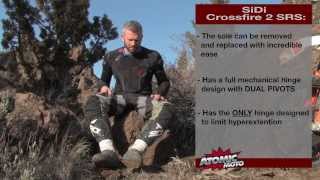 Sidi Crossfire 2 SRS Field Review by AtomicMoto [upl. by Noraed44]