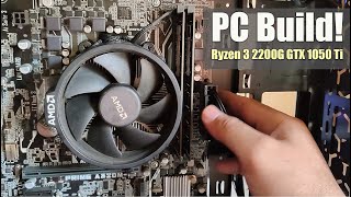 Cheapest Gaming PC Build 2024  AMD Ryzen 3 2200G GTX 1050 Ti [upl. by Lowry]