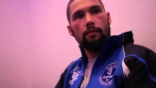 TONY BELLEW REACTS TO CLEVERLY RINGSIDE BUST UP AND TALKS WIN OVER DOS SANTOS  POST FIGHT INTERVIEW [upl. by Ecyac]