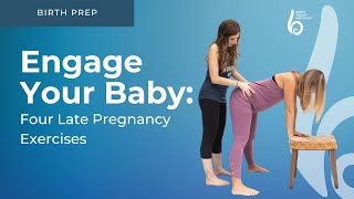 4 Exercises to Encourage Baby Engagement  3rd Trimester Pregnancy Tips [upl. by Haisi]