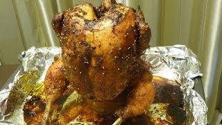 Roasted Chicken On a Can  Chicken On a Bottle Recipe  By Victoria Paikin [upl. by Ajiam43]