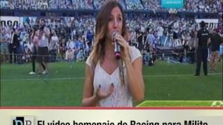 El video homenaje de Racing para Milito [upl. by Leone531]