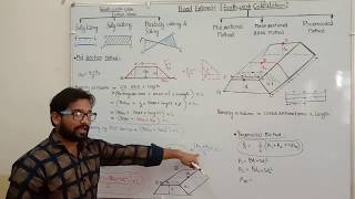 Part 25  Road estimate  Earth work calculation  Mid section method  Prismoidal method  Mean [upl. by Nauqaj90]