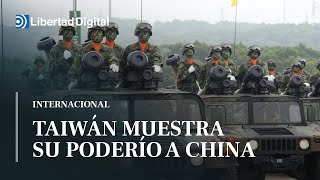 Taiwán muestra su poderío a China con unas maniobras militares espectaculares [upl. by Nereil815]