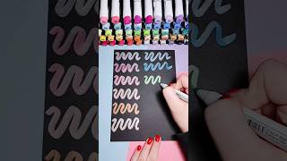 Arrtx Acrylic Markers Metallic Edition [upl. by Enhpad]