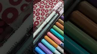 Pastel brush pen review  astheticstatus bright cute relaxing colors [upl. by Gefell]