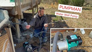 PUMPMAN 1HP Water Well Pump heavy duty quick pump well wellpump water [upl. by Tare]