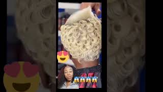 Hairstylist Reacts To Platinum Silk Press Hair reaction naturalhair haircare hairstylist [upl. by Eboj]