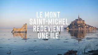 Les Grandes Marées au Mont SaintMichel un évènement unique [upl. by Mehcanem]