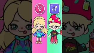 Aha World🥰GENDER SWAP♂️♀️ahaworld tocaboca avatarworld genderswap [upl. by Aisyram]