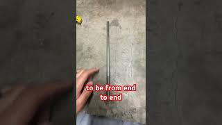 Measuring threaded rod mechanic automotive mechaniclife [upl. by Ahsieker]