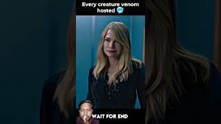 Every creature venom hosted 💯🔥 4k venom death scene short video viral venom eminem shorts video [upl. by Adnilak]