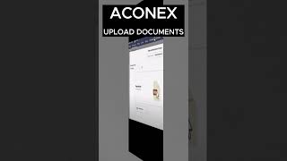 Aconex how to upload documents I learn with Sabir [upl. by Stanzel290]