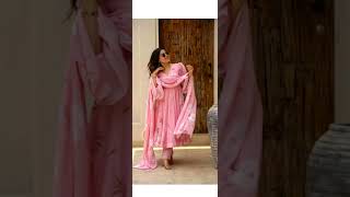 Beautiful crop top girl gown new collection trending video viral [upl. by Knarf]