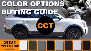 2021 Kia Telluride  Color Options Buying Guide with Nightfall [upl. by Anid]