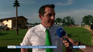 Savigny  Ouverture du 100ème FVJC  Reportage LaTélé 03072019 [upl. by Mattie827]