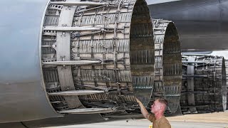 Insane Power US Massive Bomber Engines Produce During Afterburner Takeoff [upl. by Nerag]