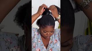 Claw Clip Tutorial on Type 4 Hair with BetterLength 4C Clip Ins  Natural Hair [upl. by Ajidahk]