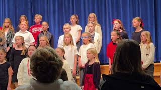 2024 Mapleton Elementary Thanksgiving Choir Concert Lyla [upl. by Neraa492]