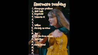 Evermore Album Ranking taylorswift shorts trend viral fyp evermore edit 🧡 [upl. by Fairfax]