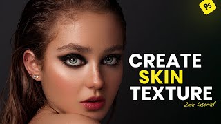 How To Create Highly Realistic Skin Texture in Photoshop  2 Minutes Tutorial [upl. by Rosalyn]