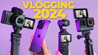 BEST Vlogging Camera in 2024 DJI Pocket 3 vs Sony ZV1 ii vs iPhone 15 Pro vs Insta360 Ace Pro [upl. by Nivat]