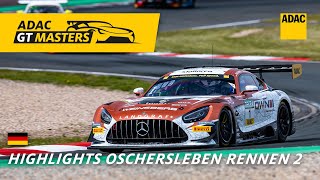 Highlights ADAC GT Masters Oschersleben  Rennen 2  Deutsch  ADAC Motorsports [upl. by Trebbor150]