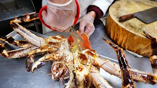 New York City Food  The BEST ALASKAN KING CRAB DISHES Brooklyn Seafood NYC [upl. by Eerac]