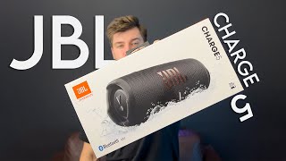 SOUNDCHECK JBL Charge 5 Bluetooth Speaker Unboxing [upl. by Pierrette920]