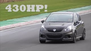 430HP Screamer Pipe Vauxhall Corsa VXR On Track [upl. by Sadnalor]