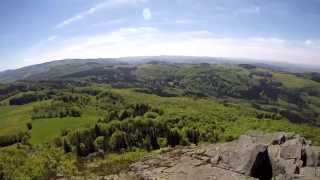 Aussicht von der Milseburg Rhön Gopro hero [upl. by Ydnes168]