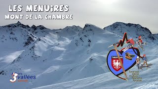 3 Vallées les Ménuires piste mont de la chambre [upl. by Eecyak]