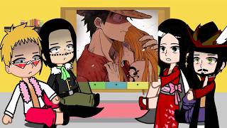 Warlords React to Luffy  One Piece  Gacha Club [upl. by Susanne814]