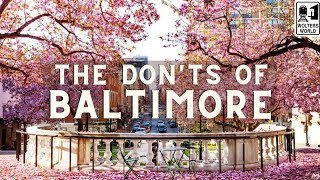 What NOT to Do in Baltimore Maryland [upl. by Ssirk136]