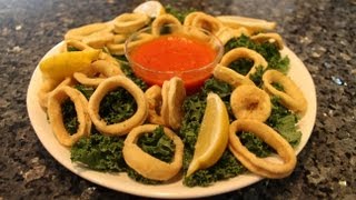 Fried Calamari Recipe [upl. by Ahsieki852]