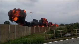 Incidente MB339 Frecce Tricolori aeroporto Caselle [upl. by Berrie419]