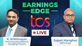 TCS Q1 Review CEO amp MD K Krithivasan Decodes Results  Earnings Edge [upl. by Arekahs]