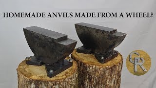 Homemade Anvil Made From a Wheel [upl. by Rubliw680]