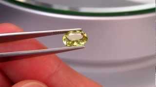 Натуральный хризоберилл Natural Chrysoberyl Gemstone [upl. by Terrena]