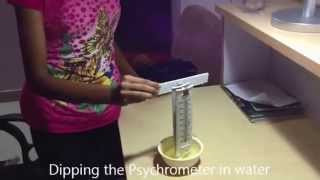 Sling Psychrometer [upl. by Orenid]