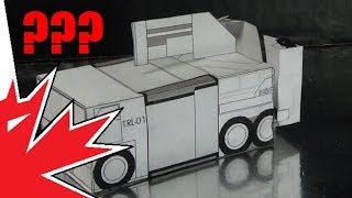 MYSTERY REVIEW Transformers Custom Papercraft Canadia Reviewer Ep136 [upl. by Nylsaj]