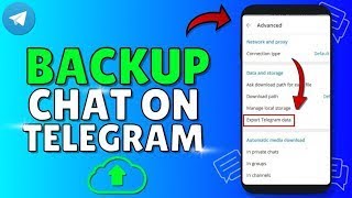 How To BACKUP CHAT On Telegram  Backup Telegram chat backup Made EASY [upl. by Schouten264]