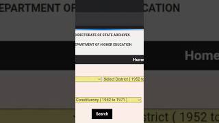 OLD VOTER LIST DOWNLOAD WEST BENGAL  1952 TO 1971 VOTER LIST DOWNLOAD shortsyoutube [upl. by Teddi]