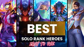 Best Easy to Use Heroes in Solo Rank Mobile Legends [upl. by Johnston451]