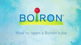 HOW TO OPEN A BOIRON TUBE [upl. by Cohligan]