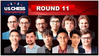 🔴 Round 11  US Championship 2023  Caruana Aronian Niemann So Dominguez Xiong Shankland [upl. by Madoc183]